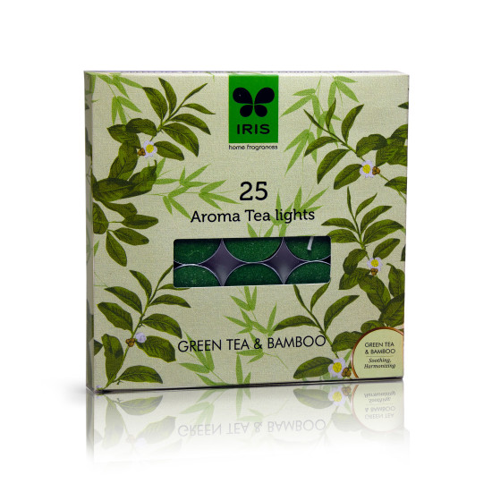 Iris-25 Aroma Candles Green tea bamboo
