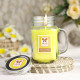 Iris-Home Fragrances Frangipani Mason Jar candle
