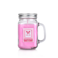 Iris-Home Fragrances Lilly Mason Jar candle
