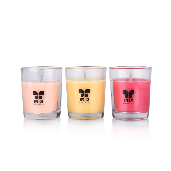 Iris-Home Fragrances Fragranced shot glass candles
