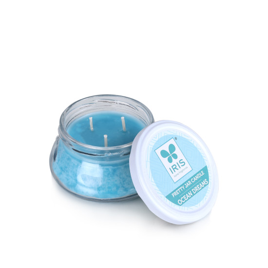 Iris-Home Fragrances Ocean Dream Pretty Jar Candle
