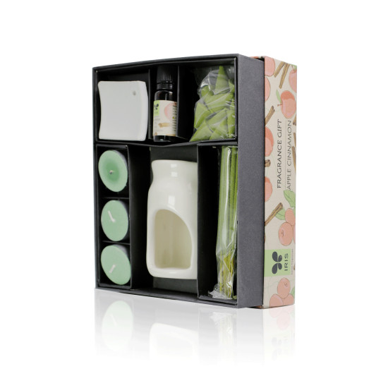 Iris-Apple Cinnamon Fragrance Vaporizer Fragrance Giftset
