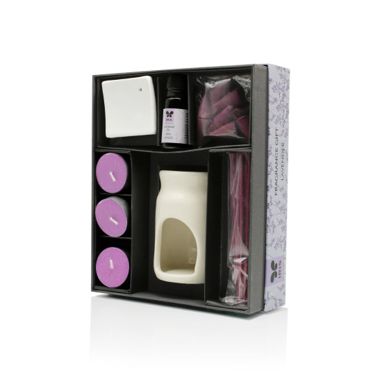 Iris-Lavender Fragrance Vaporizer Fragrance Giftset
