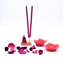 Iris-Rose Candle Incense Stick
