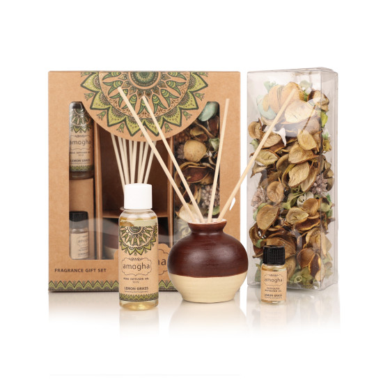 Amogha-Lemon Grass Fragrance giftset
