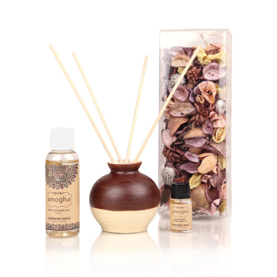 Amogha-Lavender khus Fragrance Giftset
