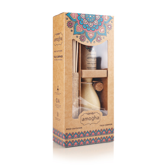 Amogha-Tulsi Camphor Reed Diffuser
