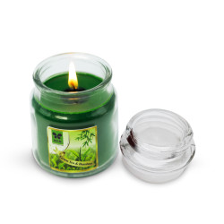 IRIS Aromatic Candle(Pack of 2 different fragrances) Green tea Bamboo and Dewberry
