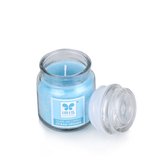 Iris-Home Fragrances Ocean Dream Glass Jar candle
