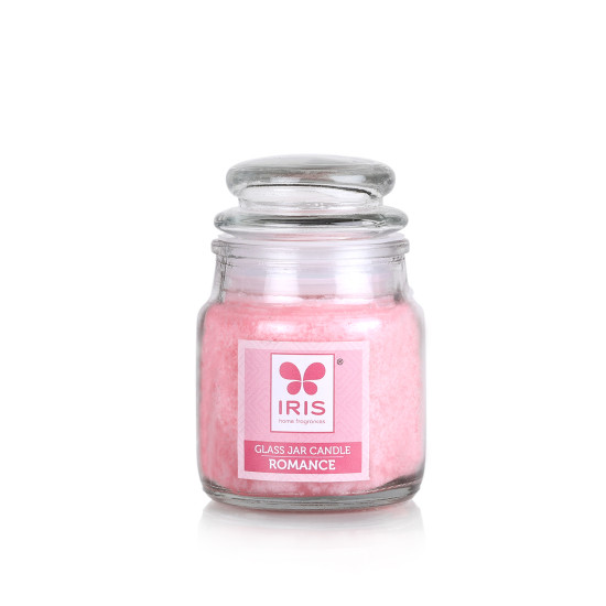 Iris-Home Fragrances Romance Glass Jar candle
