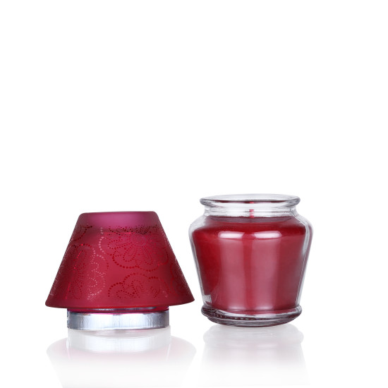 Iris-Home Fragrances Raspberry Lamp Shade Candle
