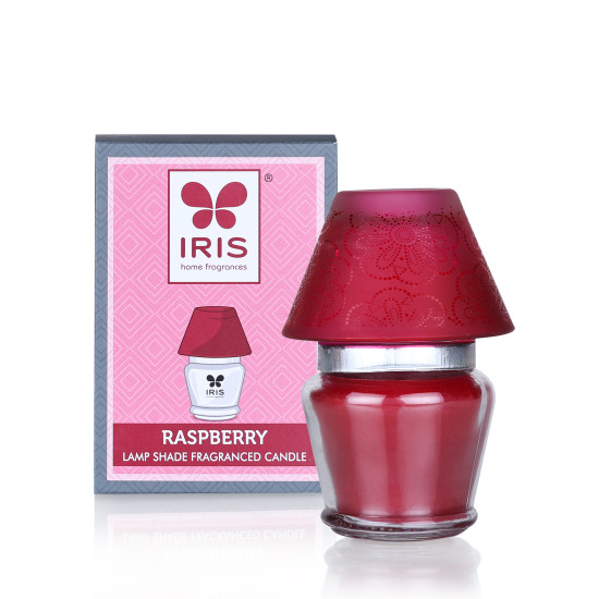 Iris-Home Fragrances Raspberry Lamp Shade Candle
