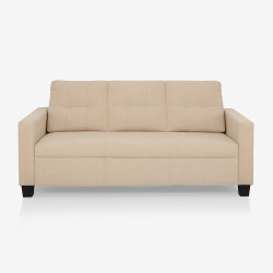 Duroflex  Ease 3 Seater Fabric Sofa in Beige Colour
