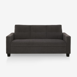 Duroflex  Ease 3 Seater Fabric Sofa in Grey Colour
