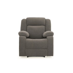 Duroflex Avalon Fabric Single Seater Recliner in Grey Color
