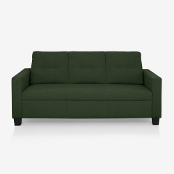 Duroflex  Ease 3 Seater Fabric Sofa in Sap green Colour
