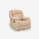 Duroflex Avalon Fabric Single Seater Recliner in Beige Color
