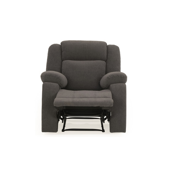 Duroflex Avalon Fabric Single Seater Recliner in Grey Color
