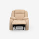 Duroflex Avalon Fabric Single Seater Recliner in Beige Color
