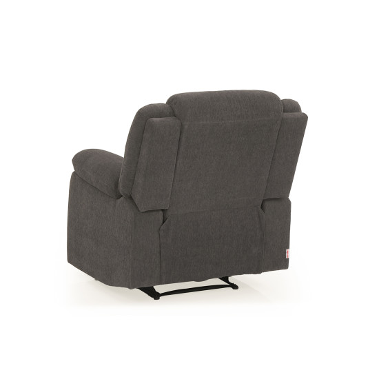 Duroflex Avalon Fabric Single Seater Recliner in Grey Color
