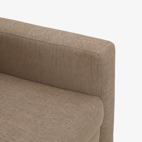 Duroflex  Ease 3 Seater Fabric Sofa in Brown Colour
