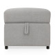 Duroflex Zivo Plus Ottoman Cloudy Grey
