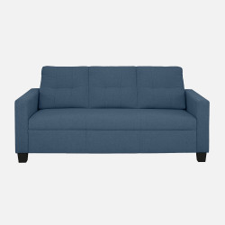 Duroflex  Ease 3 Seater Fabric Sofa in Blue Colour
