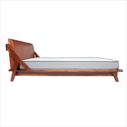 Duroflex Plush Sheesham Wood Bed in King Size