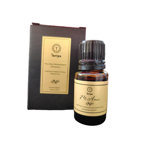 Turiya-Mi Amor Diffuser Oil from Well-Being Aromatherapy Collection,  100% Pure Therapeutic Grade Essential Oil
