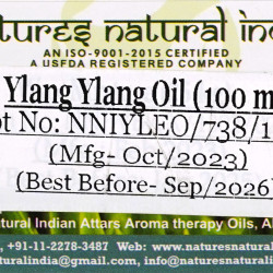 Natures Natural-Ylang Ylang Oil(100 Ml)
