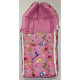 Baby's Cotton Sleeping and Carry Bag (0-6 Months) (Pink)
