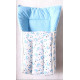 Baby's Cotton Sleeping and Carry Bag (0-6 Months) (Blue Moon)
