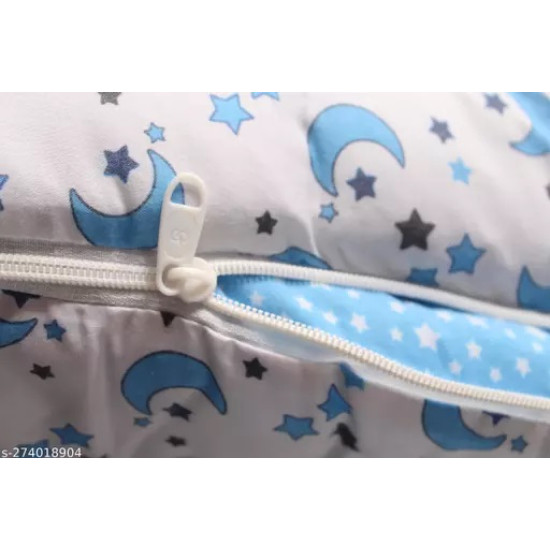 Baby's Cotton Sleeping and Carry Bag (0-6 Months) (Blue Moon)
