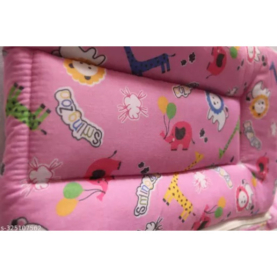 Baby's Cotton Sleeping and Carry Bag (0-6 Months) (Pink)
