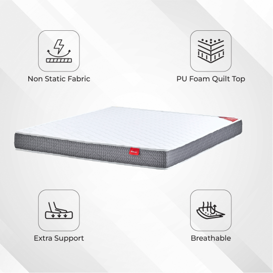 Kurl-On Mattress |Spinel Ortho |Orthopedic Mattress| Firm Support | Bonded Foam Mattres.
